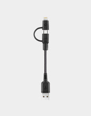 NyloTough 2-in-1 Lightning + Micro-USB 16CM