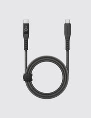 Flow USB-C to USB-C fast charging cable 1.5m with real-time power display