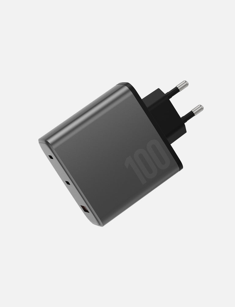 AmpCharge GaN100 (2 USB-C &amp; 1 USB-A) - EU