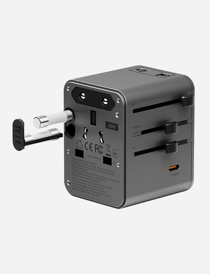 TravelWorld Adapter GaN45 Mini