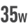 35W MAX OUTPUT