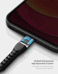 NyloFlex Lightning to USB-C Cable 30CM