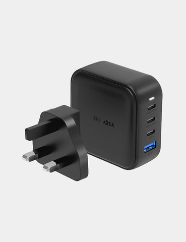 100W travel adapter with compact design