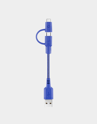 NyloTough 2-in-1 USB-C + Micro-USB 18CM