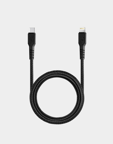 FibraTough Anti-Microbial Lightning to USB-C Cable 1.5M